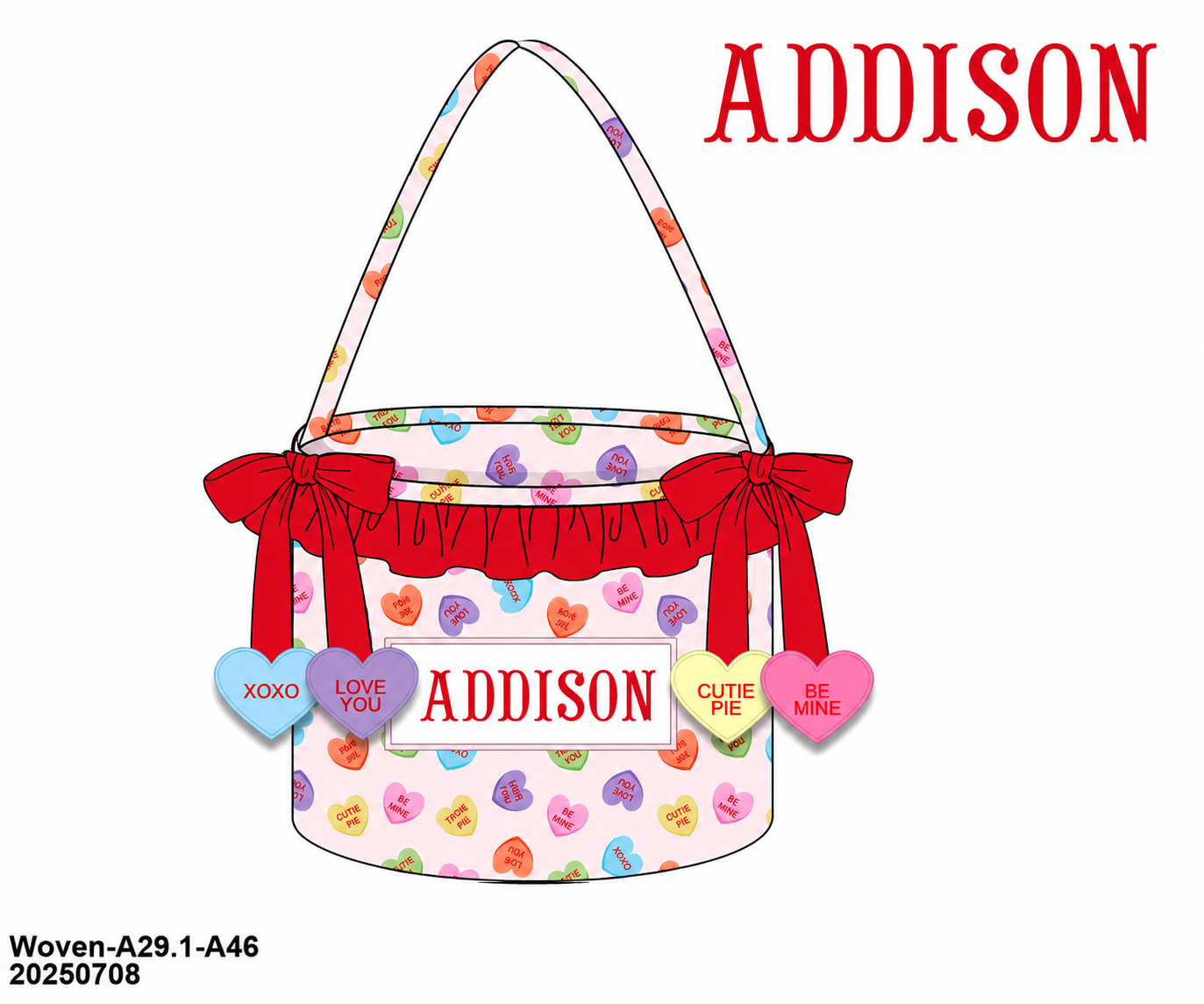 PO 53 VALENTINE: Sweetheart Pink Basket (ETA late December to KS then to customers)