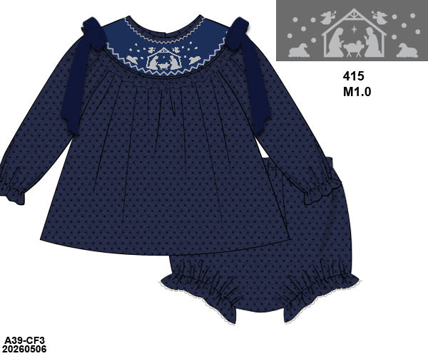 PO 51 LAST OF CHRISTMAS: Nativity Bloomers Set (ETA late October to customers)