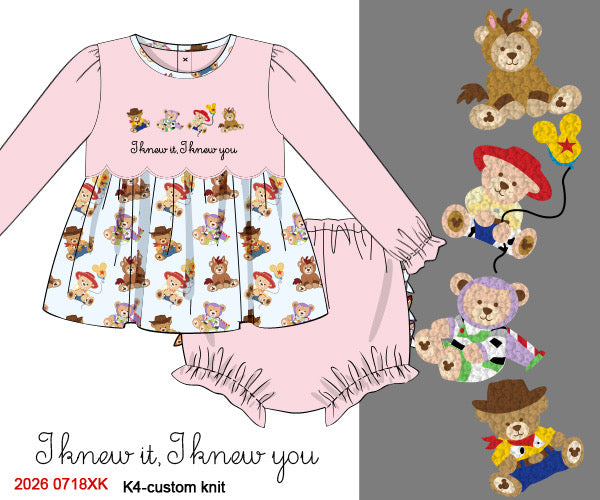 PO 52 MAGICAL WINTER: Beary Loved Bloomers Set (ETA late November to customers)