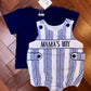 RTS Mother's Day Extras: Navy Stripes Bubble (MAMA’S BOY)