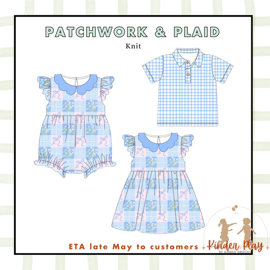 RTS Kinder Play PO 3: Patchwork and Plaid Collection (ships out in 3-5 business days)