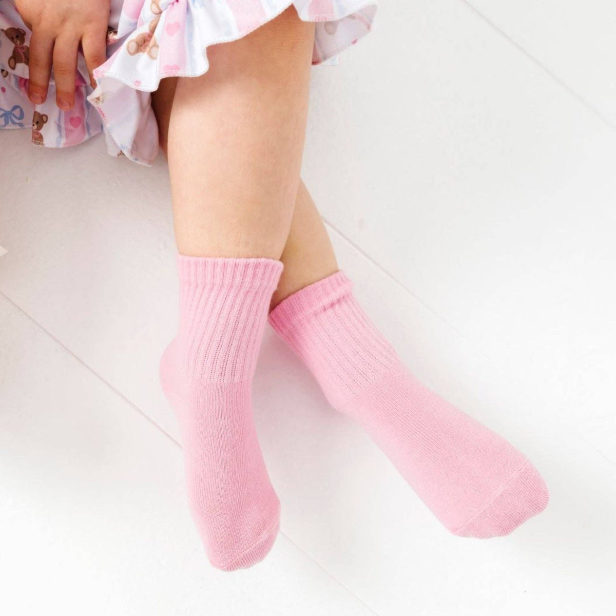 RTS LSC: Crew Socks 3-Pack - Teddy Bow