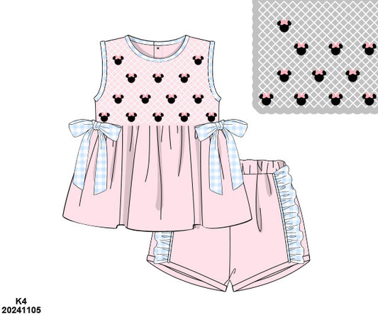 PRE-ORDER 40 Pretty Magical: Bow Magic Ruffled Shorts Set (ETA: January to KS then to customers)