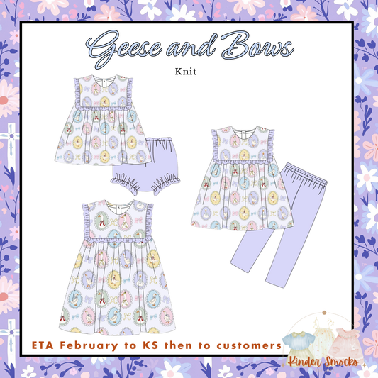 Kinder Play PO 6 Easter: Geese and Bows (ETA February to KS then to customers)
