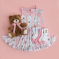 RTS LSC: Crew Socks 3-Pack - Teddy Bow