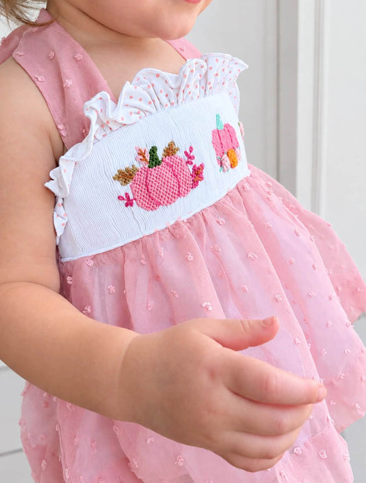 RTS FALL FINALE: Pink Pumpkins Bloomers Set (ships out in 3-5 business days)