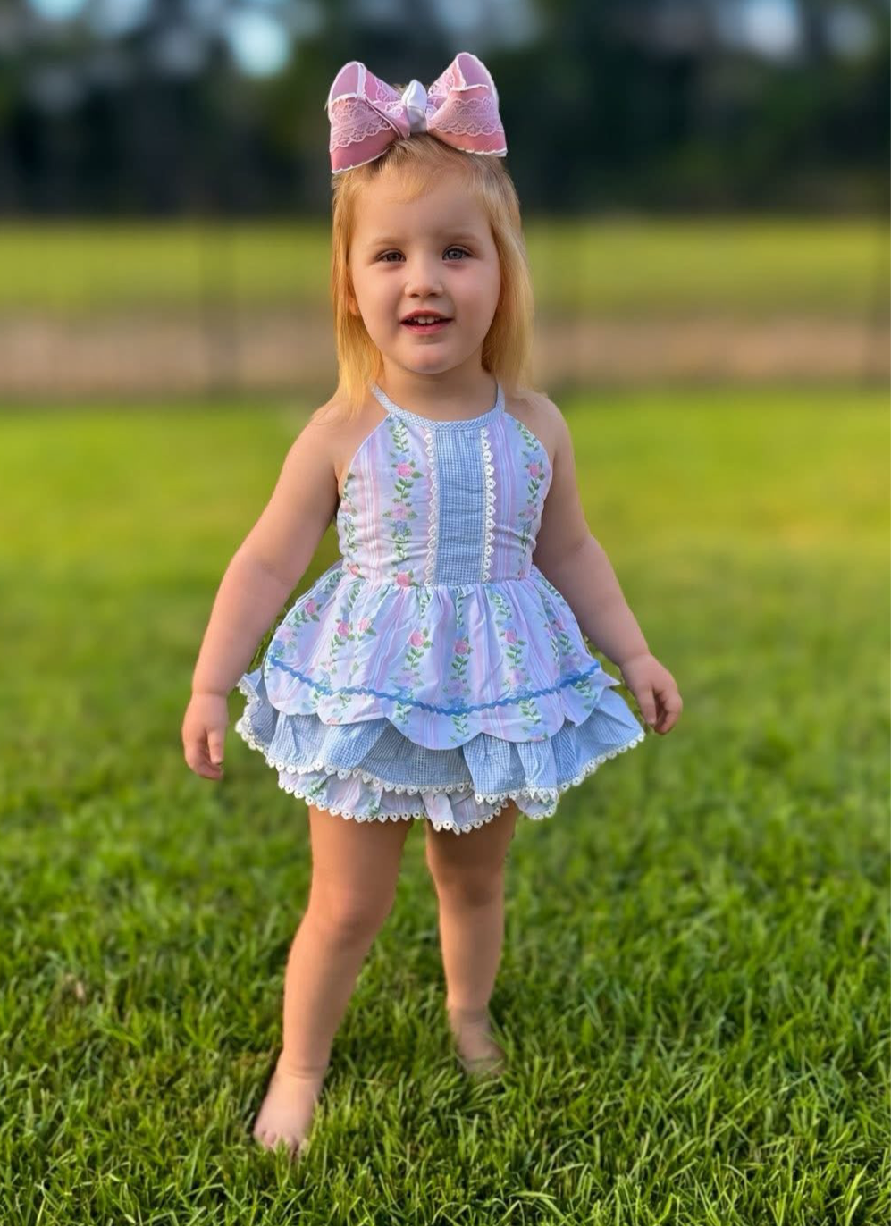 PO 31 RTS: Kallie Grace Floral Bloomer Set (ships in 3-5 business days)