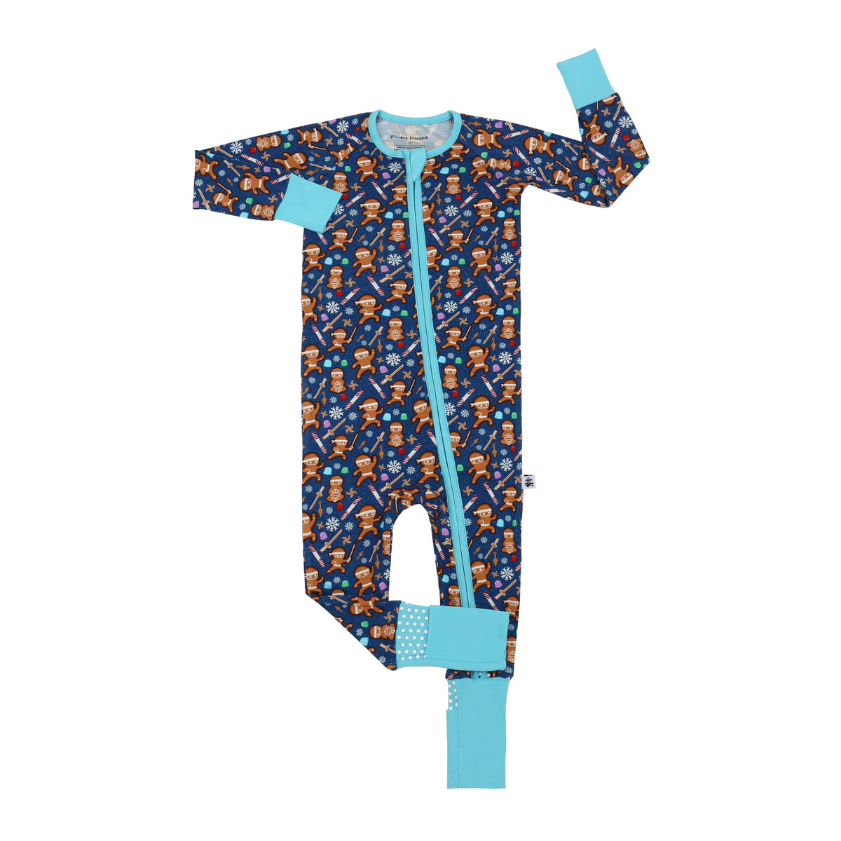 Kinder Dreams Bamboo Pajamas: Ninjabread Zippy (ships in 3-5 business days)