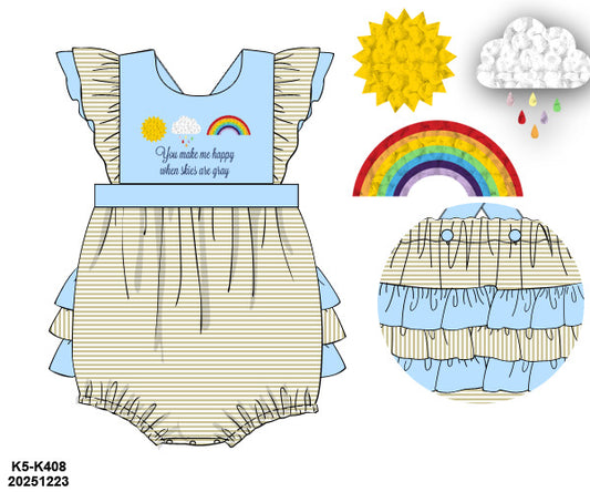 PRE-ORDER 44 Last of Summer: My Sunshine Ruffled Bubble (ETA: Late May to customer)