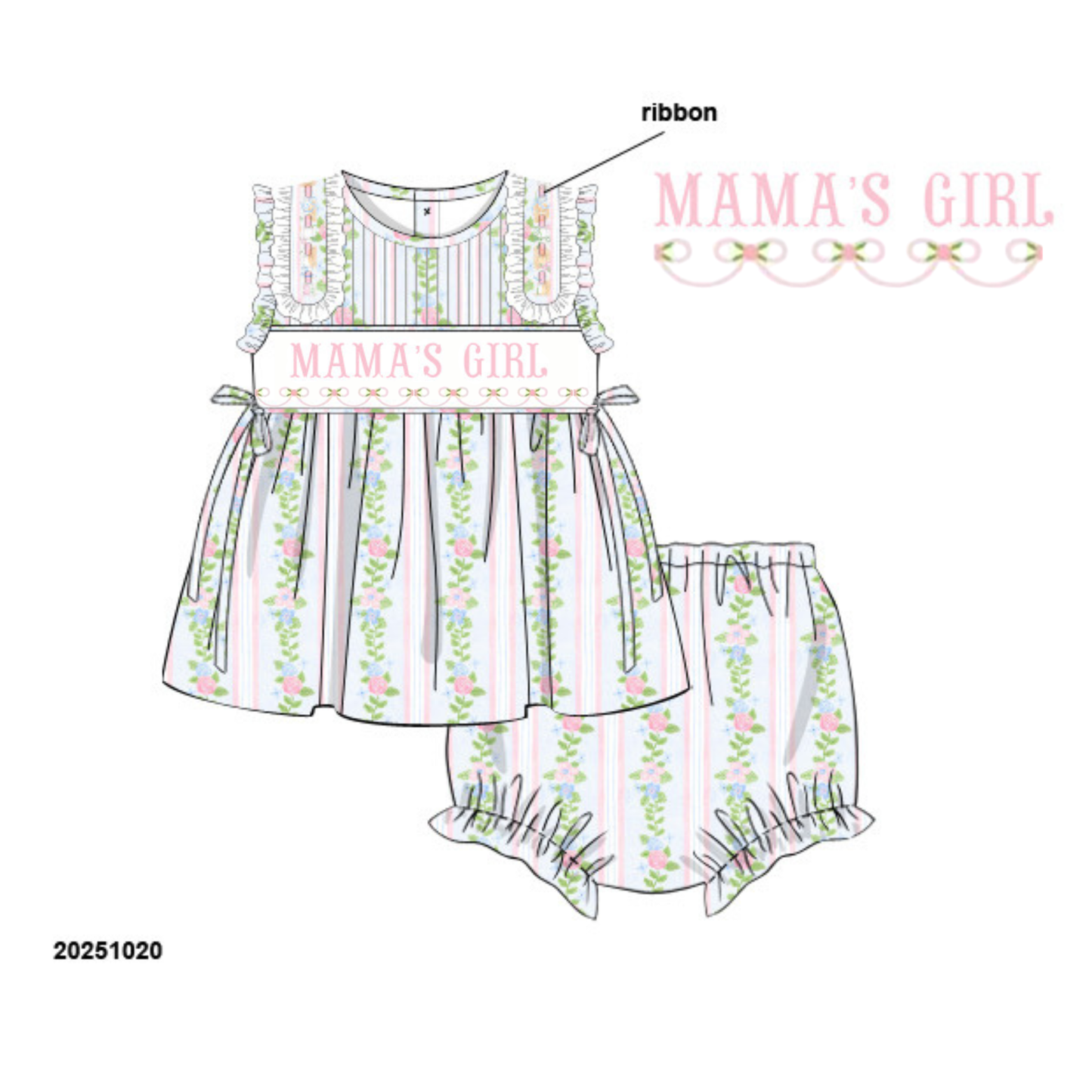 PRE-ORDER 42 Mother's Day: Kallie Grace Bloomers Set (ETA: March to KS then to customers)