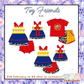 Kinder Play PO 6 Easter: Toy Friends (ETA February to KS then to customers)