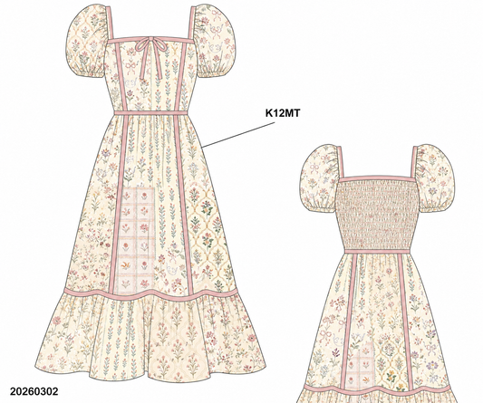 PO 49 FALL FINALE: Laiklee's Patchwork Mom Dress (ETA: late August to customers)