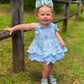 RTS Father’s Day Day: Magnolia Blues Skirted Bubble - I 💙 DAD (ships in 3-5 business days)