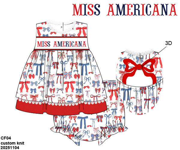 PRE-ORDER 43 Sweet Summer Part One: Land That I Love Bloomers Set (ETA: May to customer)