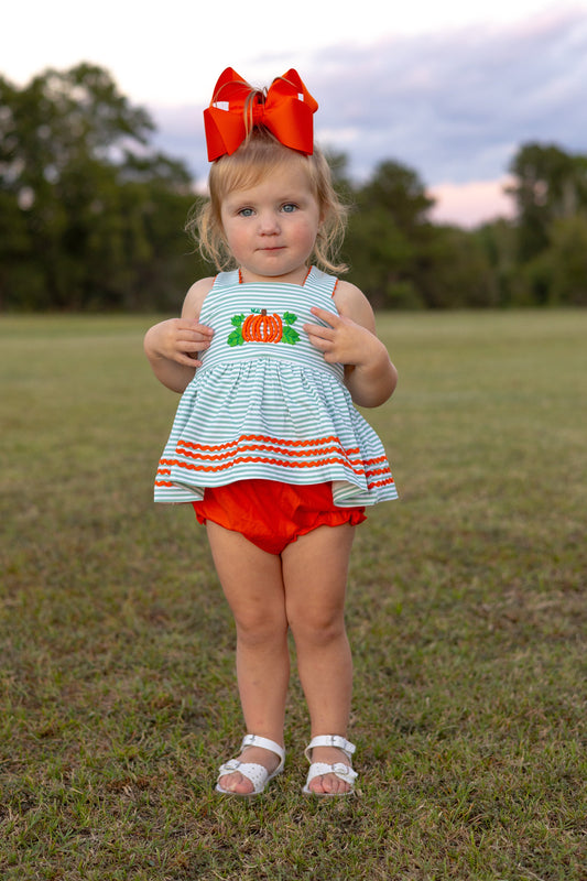 RTS FALL ONE: Little Pumpkin Bloomers Set (ships out in 3-5 business days)