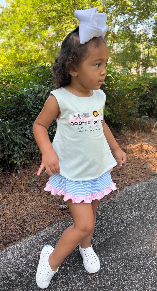 PRE-ORDER 44 Last of Summer: Z is for Zoo Bloomers Set (ETA: Late May to customer)