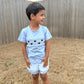 PRE-ORDER 40 Pretty Magical: Blue Magic Shorts Set (ETA: January to KS then to customers)