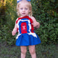 RTS EXTRA: RWB Skirted Bubble (no monogram)