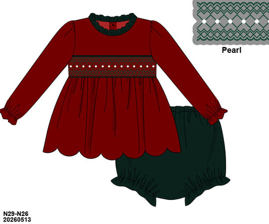 PO 51 LAST OF CHRISTMAS: Velvet Dreams Bloomers Set (ETA late October to customers)