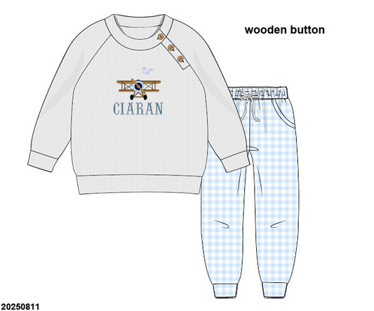 PRE-ORDER 39 Winter & More: Plane Cute Sweater Set (ETA: December to KS then to customers)