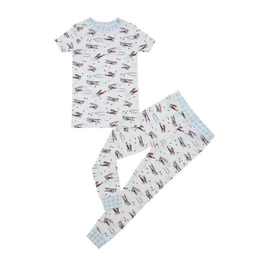 Kinder Dreams: Dreams Take Flight Two-Piece Bamboo Pajamas