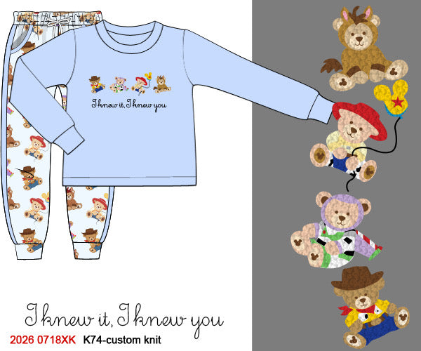 PO 52 MAGICAL WINTER: Beary Loved Joggers Set (ETA late November to customers)