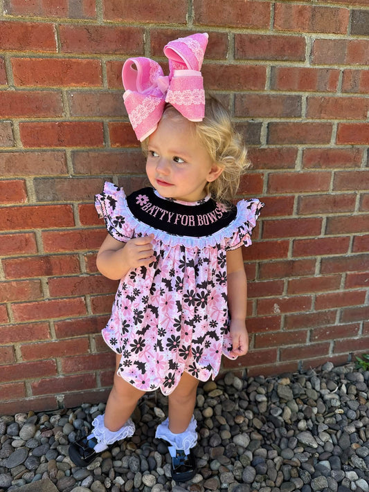 RTS FALL FINALE: BATTY FOR BOWS Bloomers Set (ships out in 3-5 business days)