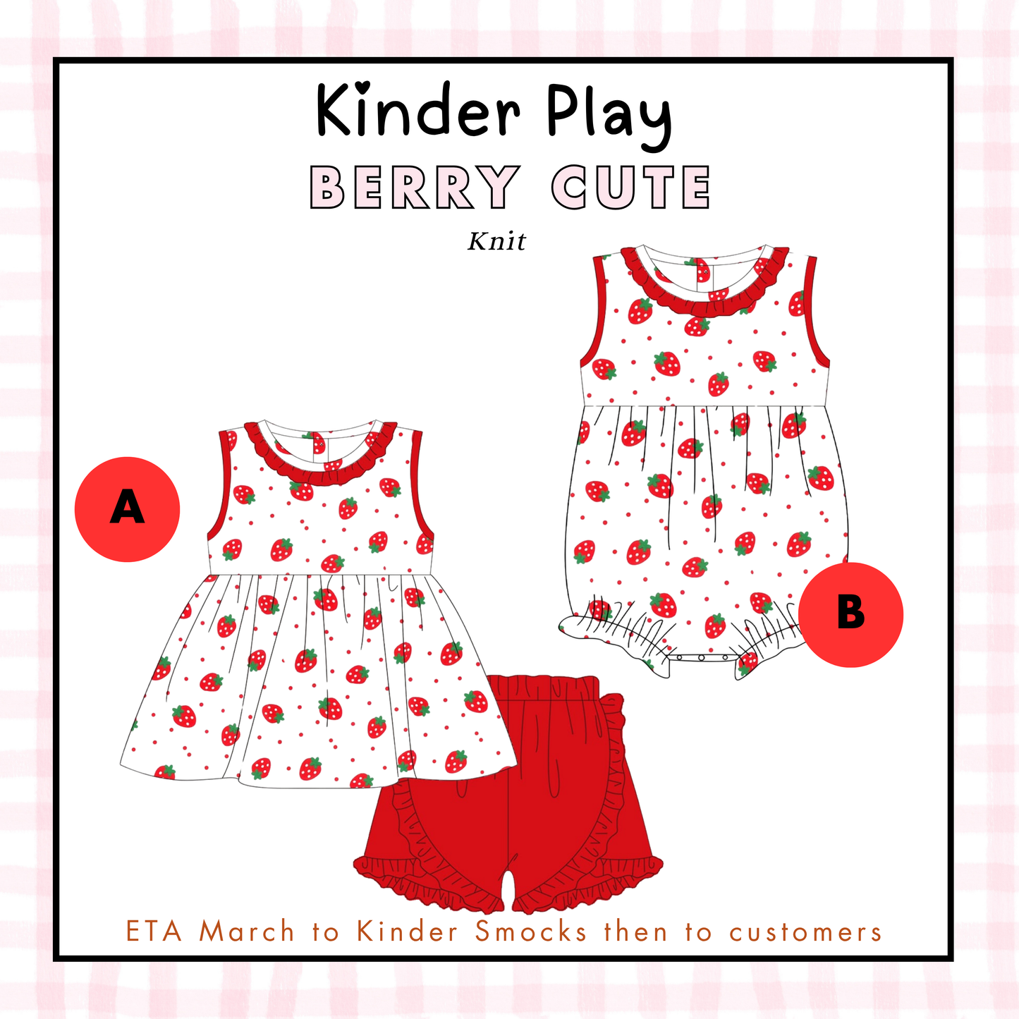 Kinder Play PO 1: Berry Cute (ETA: March to KS then to customers)
