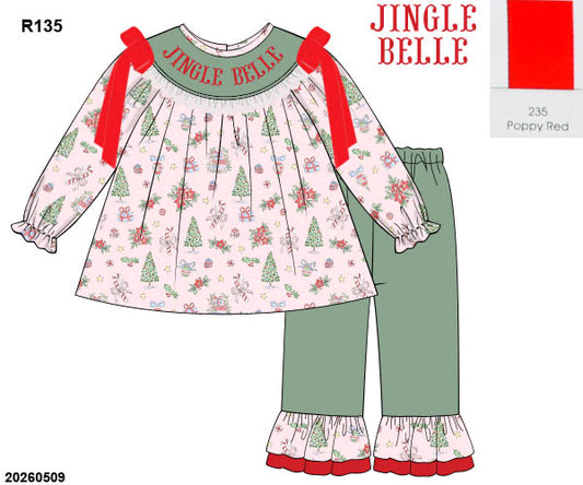 PO 51 LAST OF CHRISTMAS: Joyful Tidings Pants Set (ETA late October to customers)