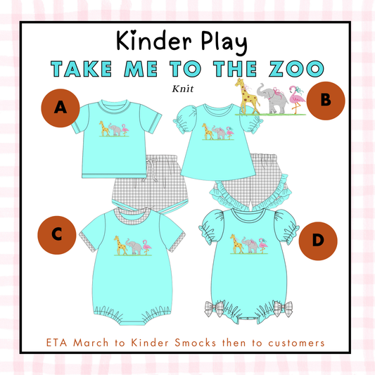 Kinder Play PO 1: Take Me To The Zoo (ETA: March to KS then to customers)