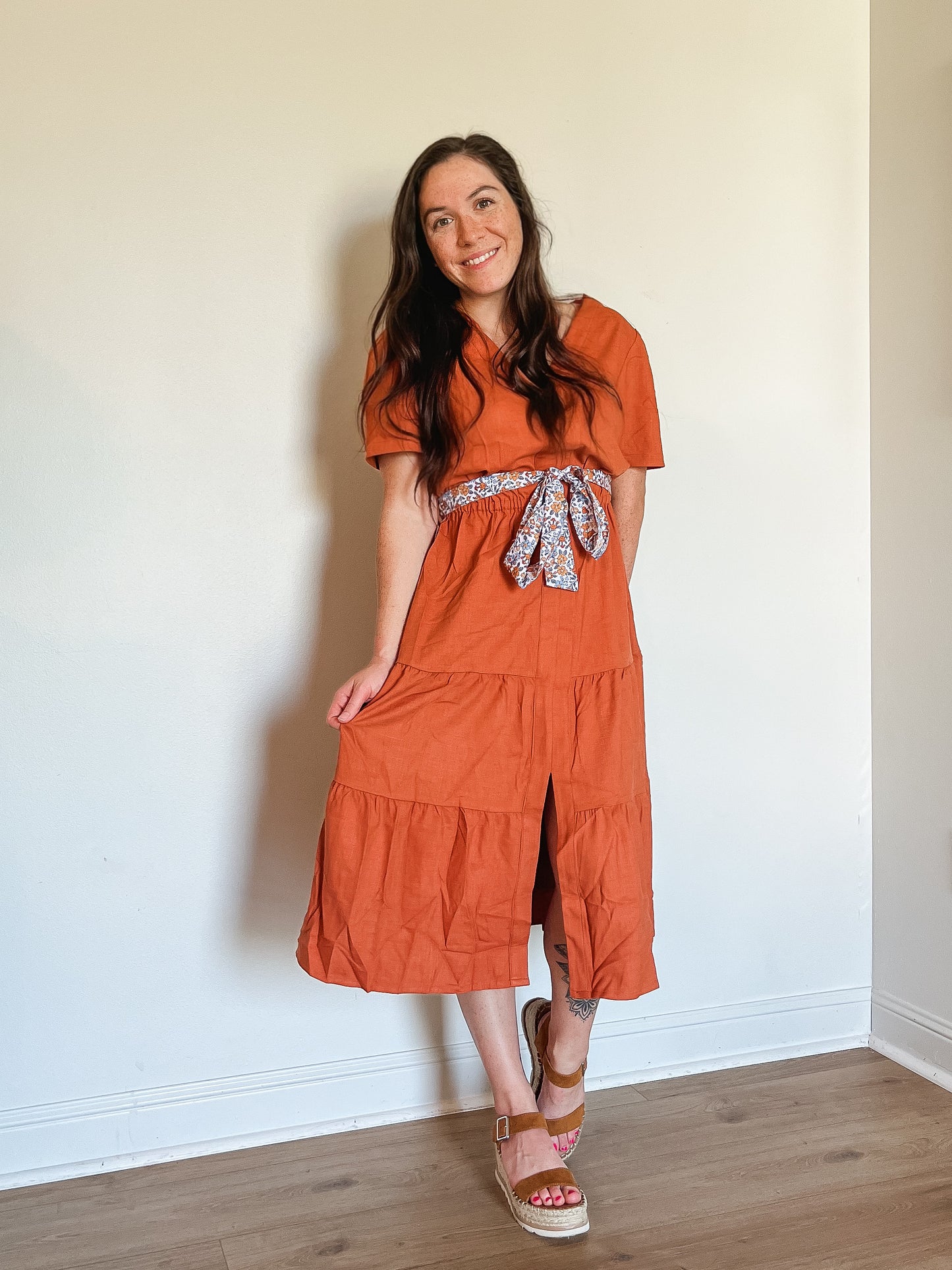 KS Fall Extras: Fall Cider Mom Dress (RTS: 3-5 business days)