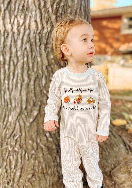 PO 12: God is Great, God is Good Romper
