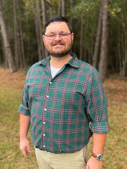 RTS KS Christmas: Bryant Tartan Dad Shirt