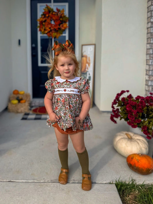 RTS PRE-ORDER 34 FALL PART ONE: Camellia Floral Bloomers Set