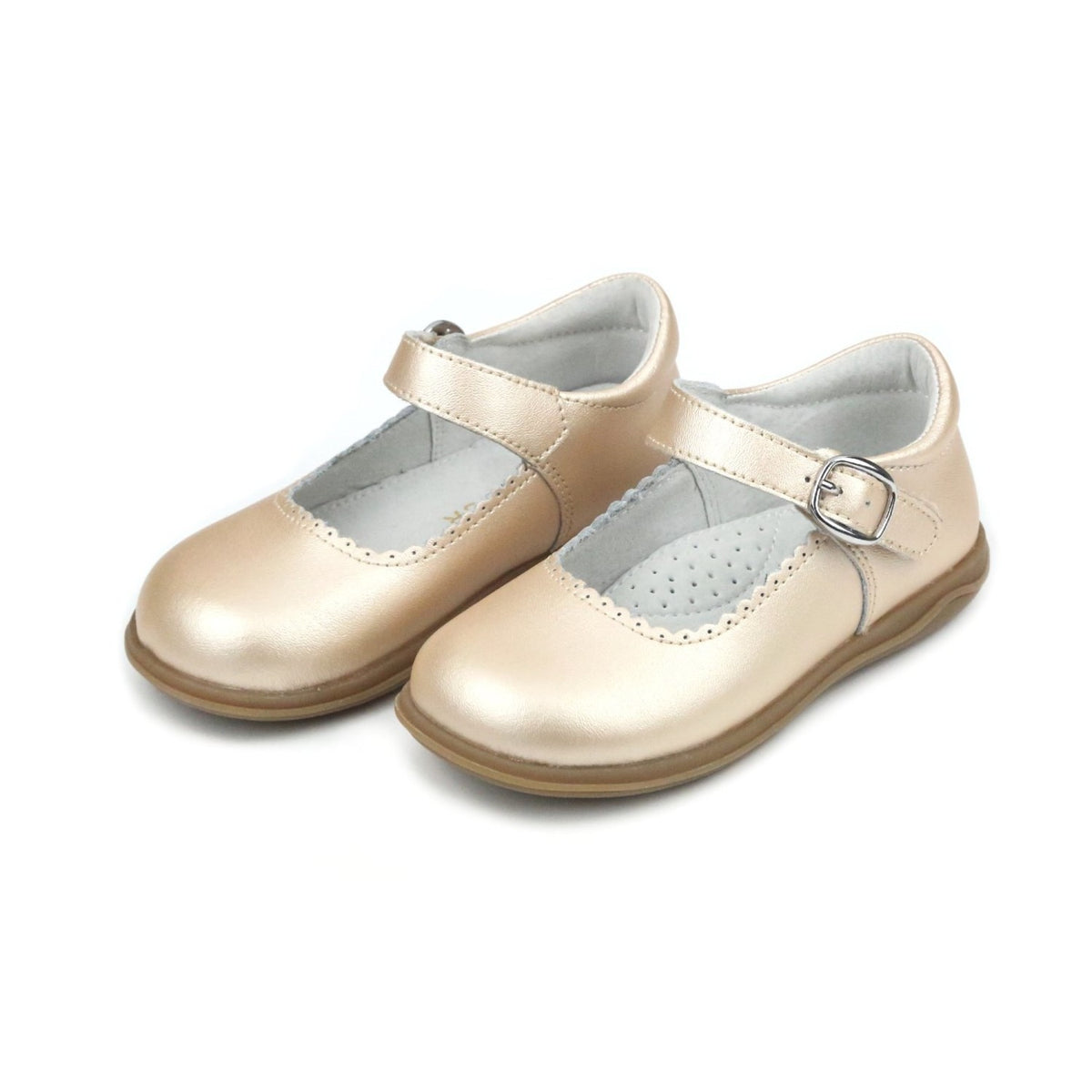 L’amour Chloe Classic Scalloped Leather Mary Jane (ETA: Mid November to KS then to customers)