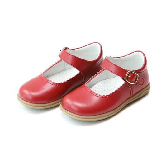 L’amour Chloe Classic Scalloped Leather Mary Jane (ETA: Mid November to KS then to customers)
