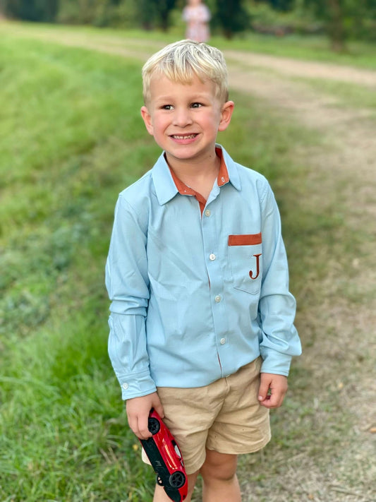 RTS PRE-ORDER 34 FALL PART ONE: Fall Cider Kid Button-Up Shirt Only