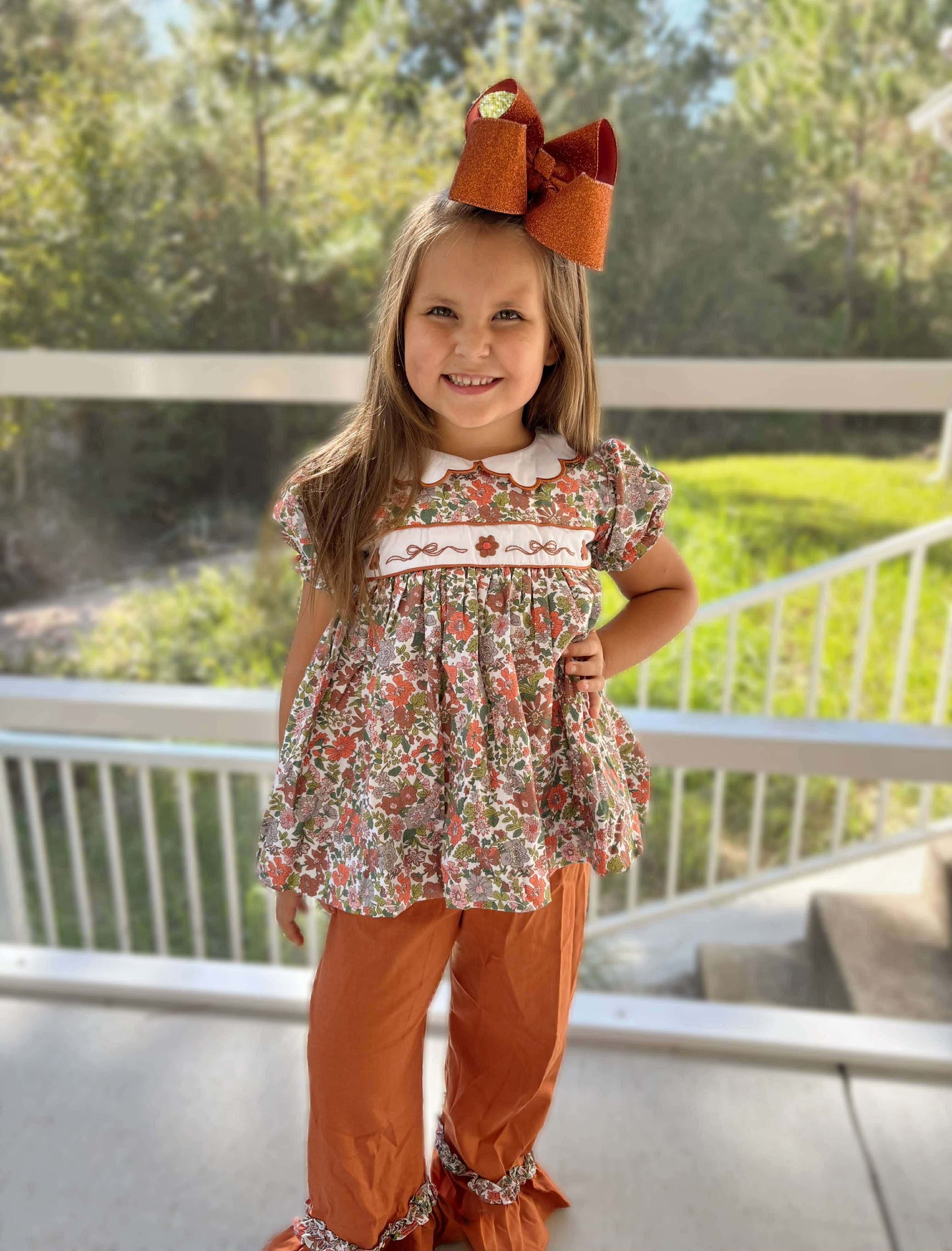 RTS PRE-ORDER 34 FALL PART ONE: Camellia Floral Pants Set