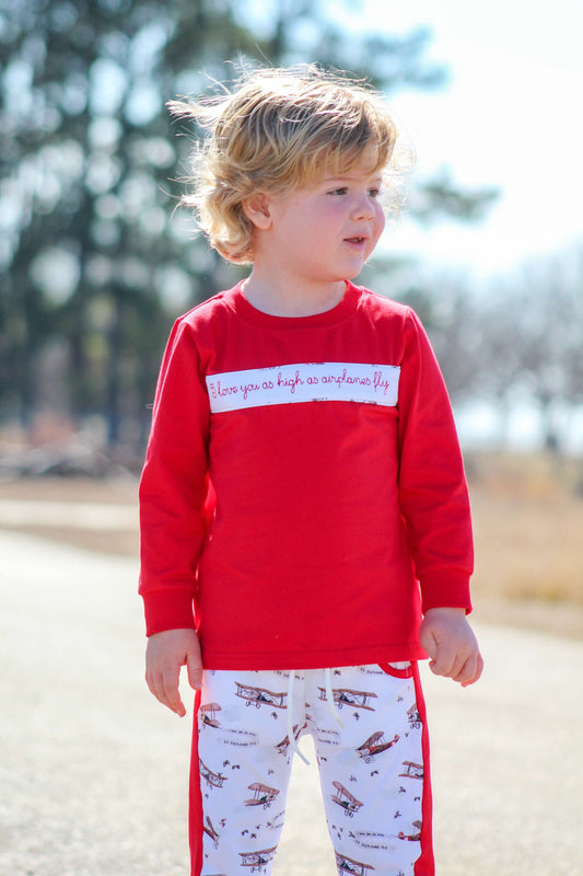 Love At First Flight Joggers Set
