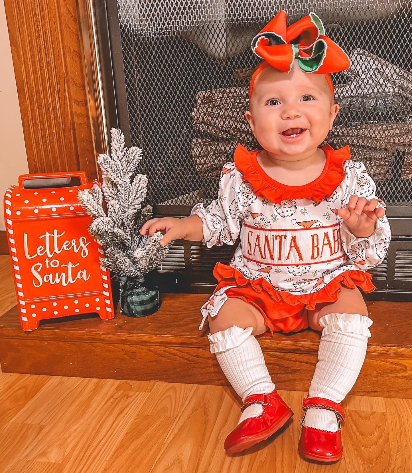 RTS KS Christmas: Here Comes Santa Claus Bloomer Set