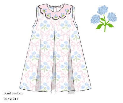 RTS: Sweet Hydrangeas dress (ships in 3-5 business days)