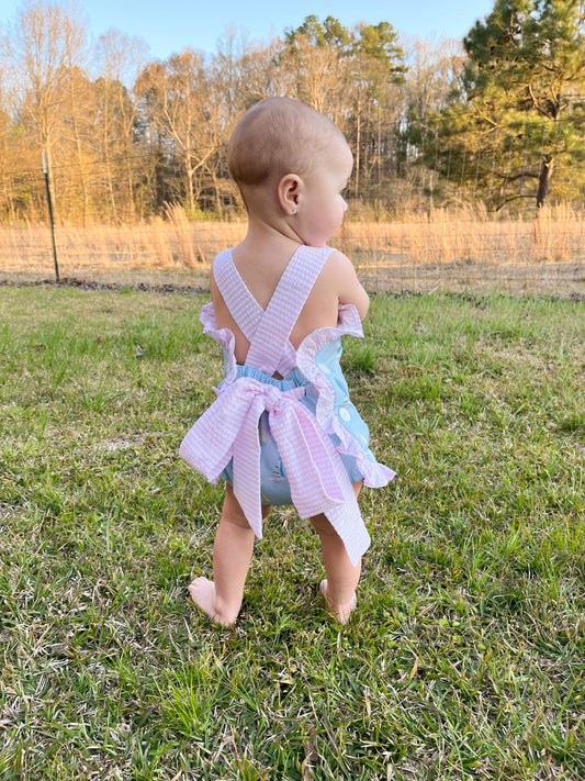Sail Away Girl Sunsuit