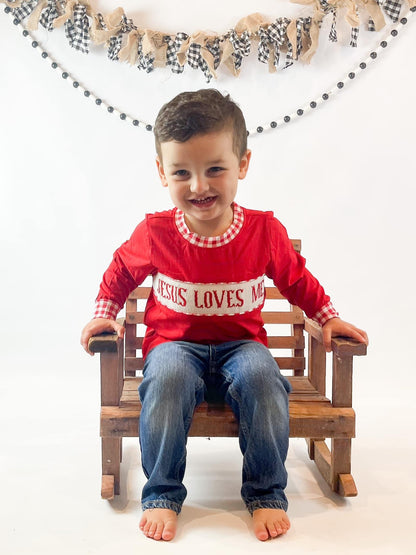 Jesus Loves Me Long Sleeves Shirt Only