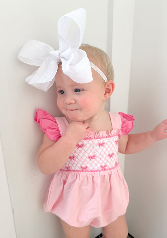RTS PO 31: Page's Pink Bows Bubble (ships in 3-5 business days)