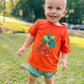 Back to School: Alphabet Coconut Tree orange shirt only