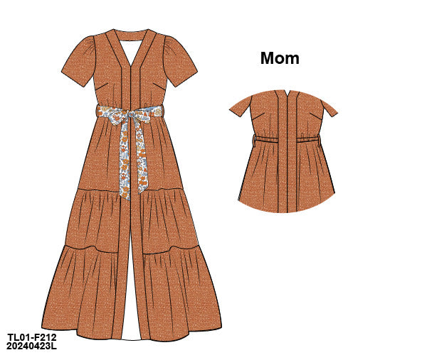 KS Fall Extras: Fall Cider Mom Dress (RTS: 3-5 business days)