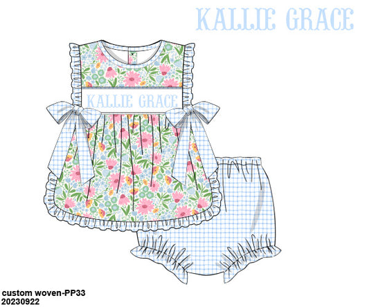 PO 28 SPRING PART TWO RTS: Adalyn's Floral Bloomer Set - MAMA'S MINI (ships in 3-5 business days)