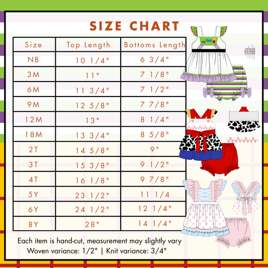 Pre-Order 52.5: Giddy Up Bloomers Set (ETA mid-November to customers)