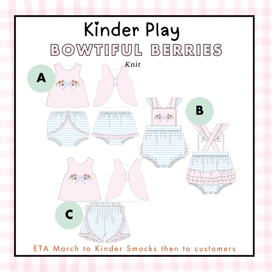 Kinder Play PO 1: Bowtiful Berries (ETA: March to KS then to customers)