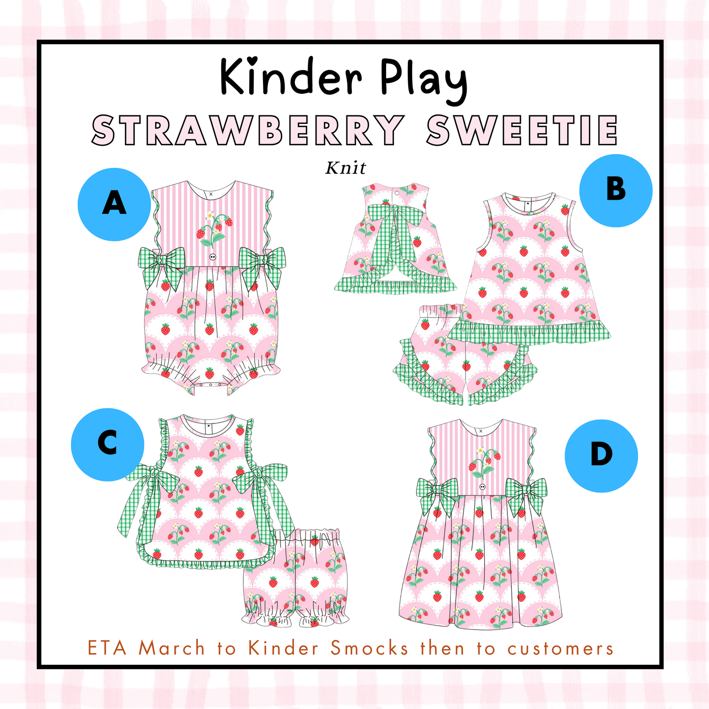 Kinder Play PO 1: Strawberry Sweetie (ETA: March to KS then to customers)